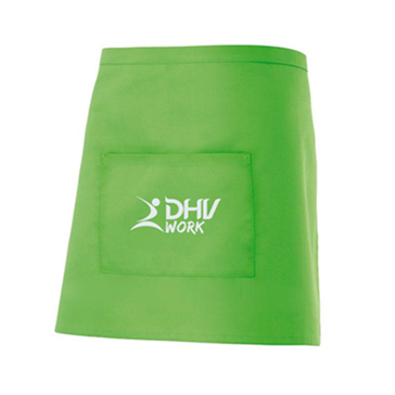 Avental curto com bolso