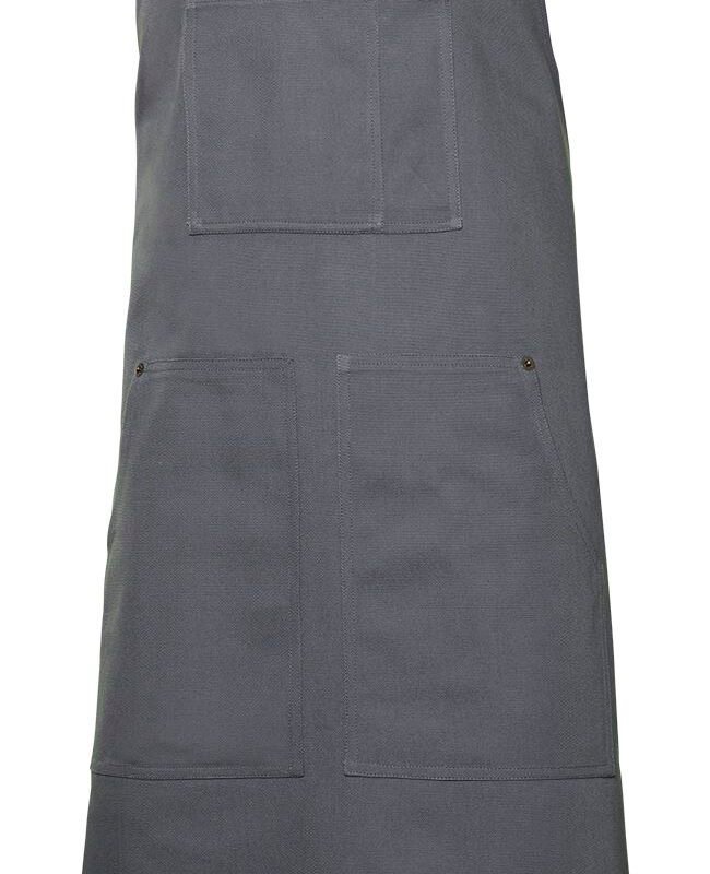 Avental com peito canvas bicolor