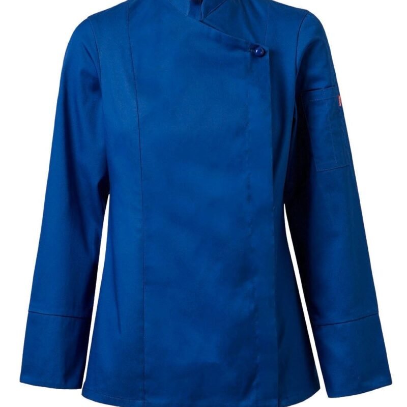 Jaleca de cozinha mulher com fecho de correr